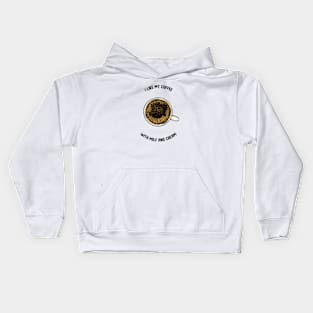 Coffee milf Kids Hoodie